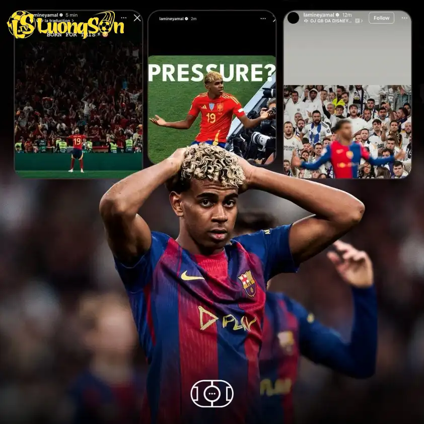 Yamal đã đăng 3 story trên trang Instagram cá nhân trước các trận gặp Bồ Đào Nha, PSG và Real Madrid