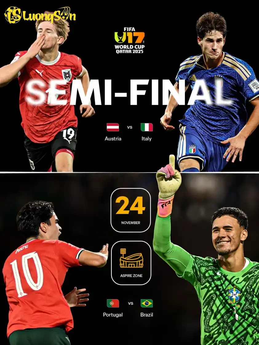 2 trận đại chiến sẽ diễn ra vào tối ngày 24/11.