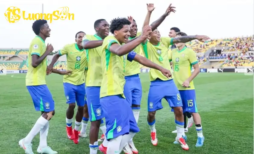 U17 Brazil quá mạnh so với U17 Indonesia.
